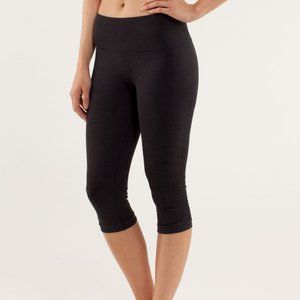 Lululemon In The Flow Crop Tights Light Brown